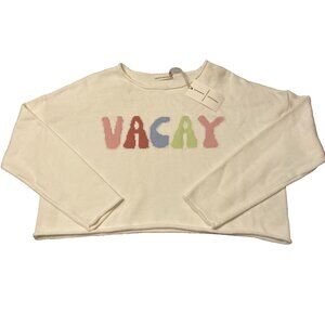 Moon & Madison Size L Women's  Crop Sweater Vacay